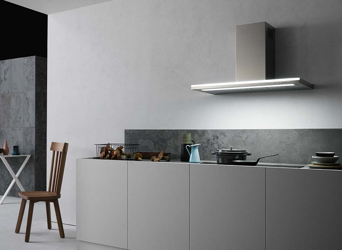 Островная вытяжка FALMEC LUMEN ISOLA STEEL 1200 мм из нержавеющей стали